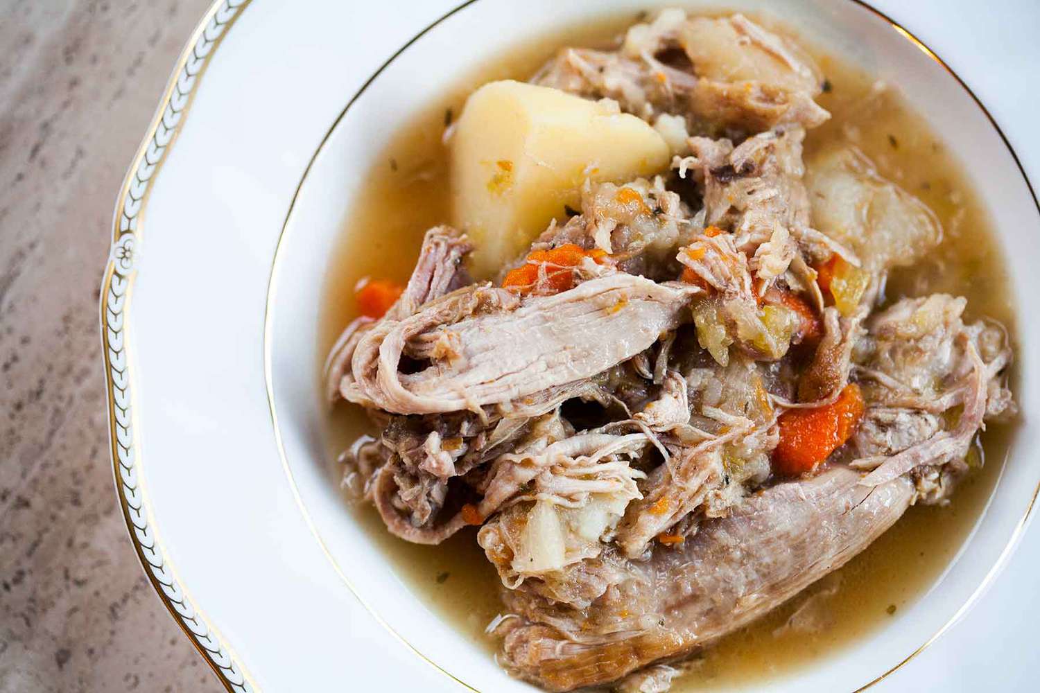 Turkey Thigh Soup Recipe